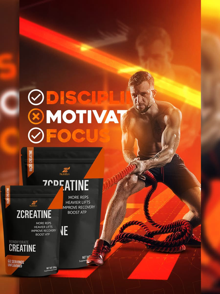 Z Nutrition Creatine Túi 306 gram - 60 lần dùng