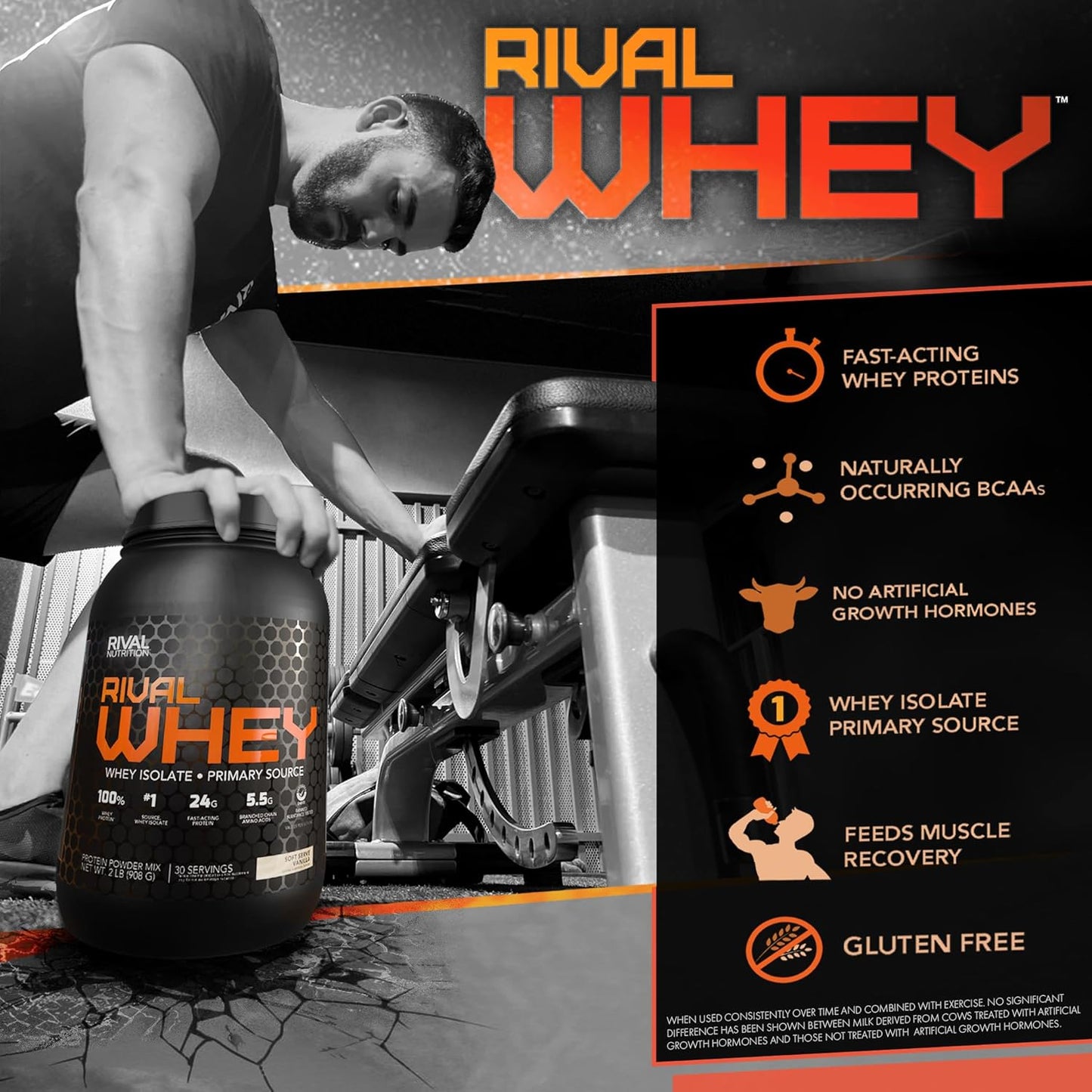 Rival Whey whey isolate primary source
