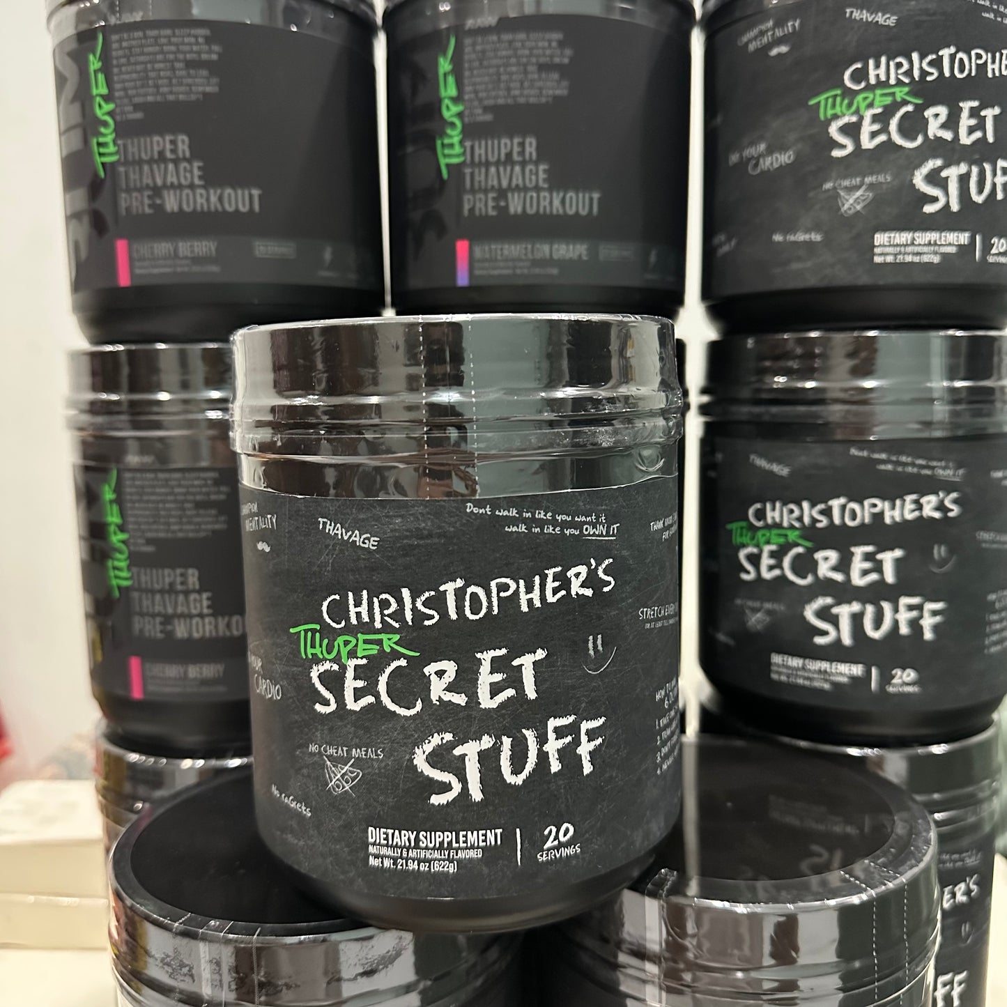 CBUM Thuper Thavage Pre-workout 622g