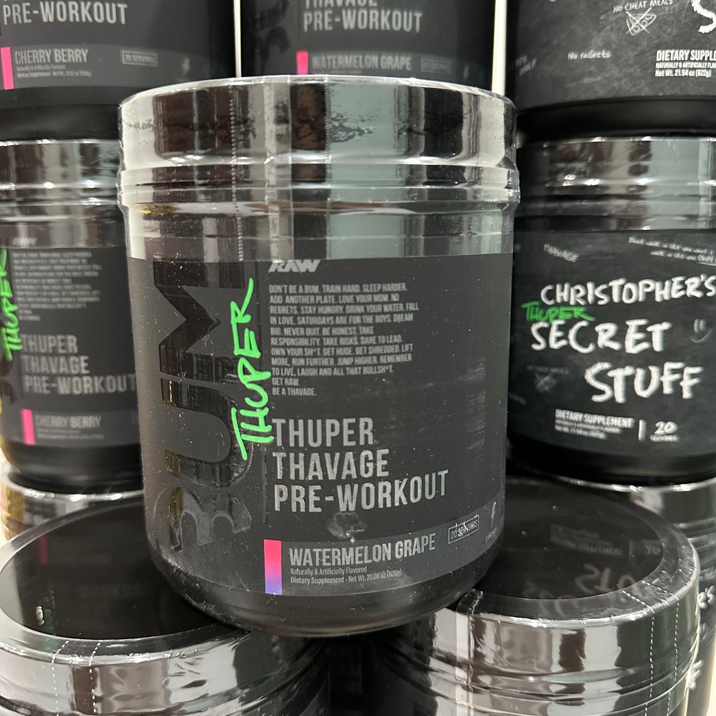 CBUM Thuper Thavage Pre-workout 622g