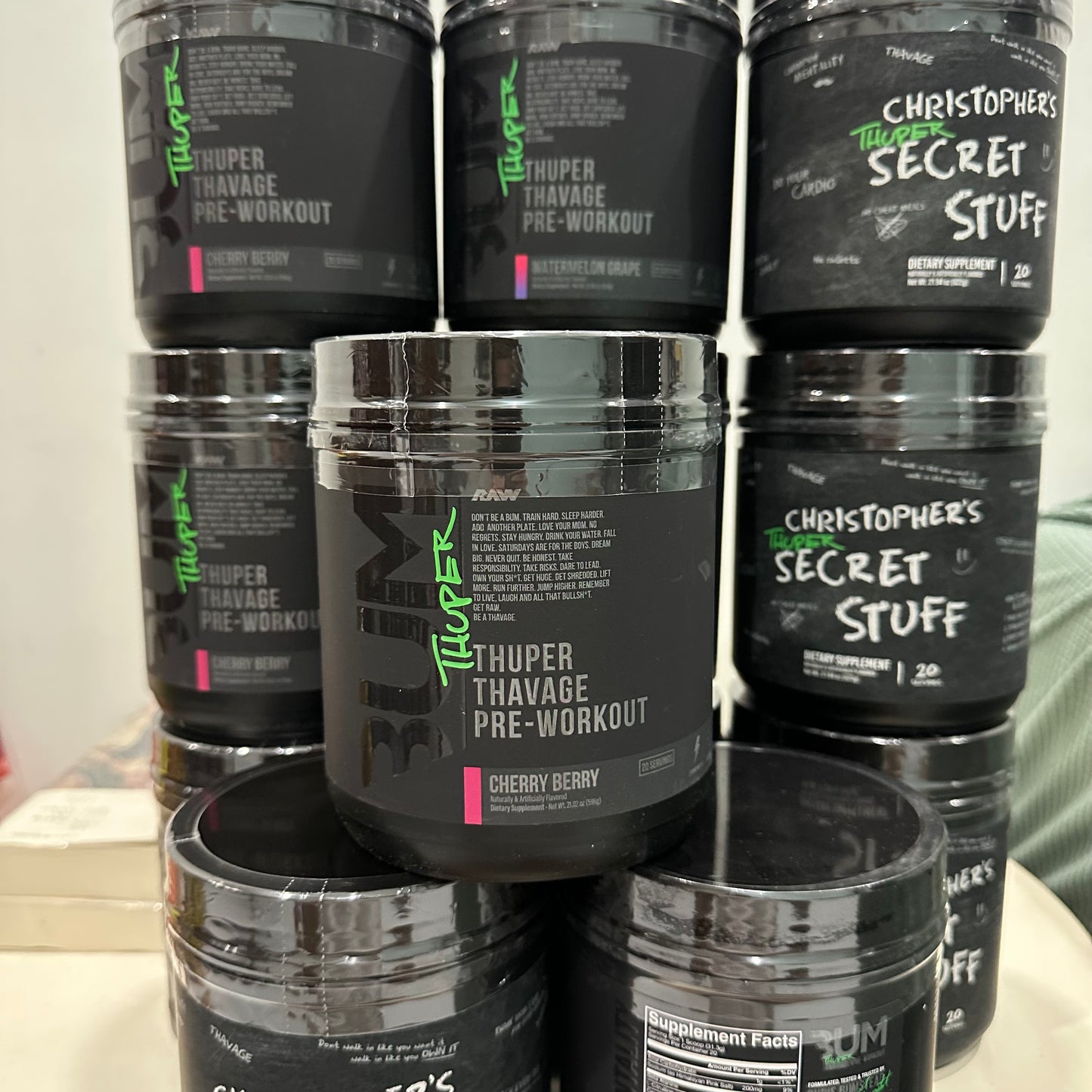 CBUM Thuper Thavage Pre-workout 622g