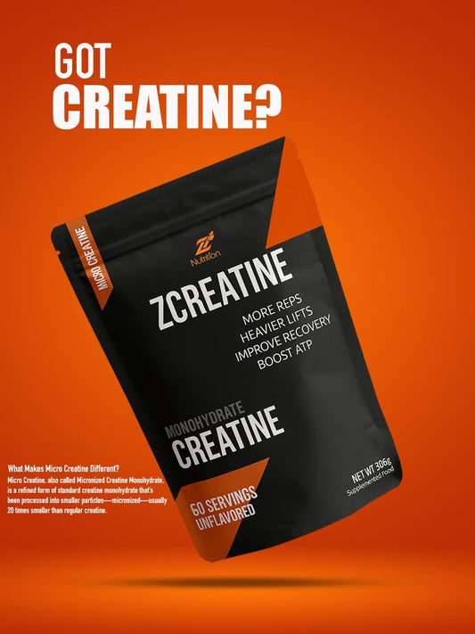 Z Nutrition Creatine Túi 306 gram - 60 lần dùng