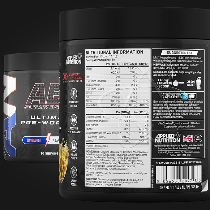 ABE All Black Everything pre-workout 375 gram