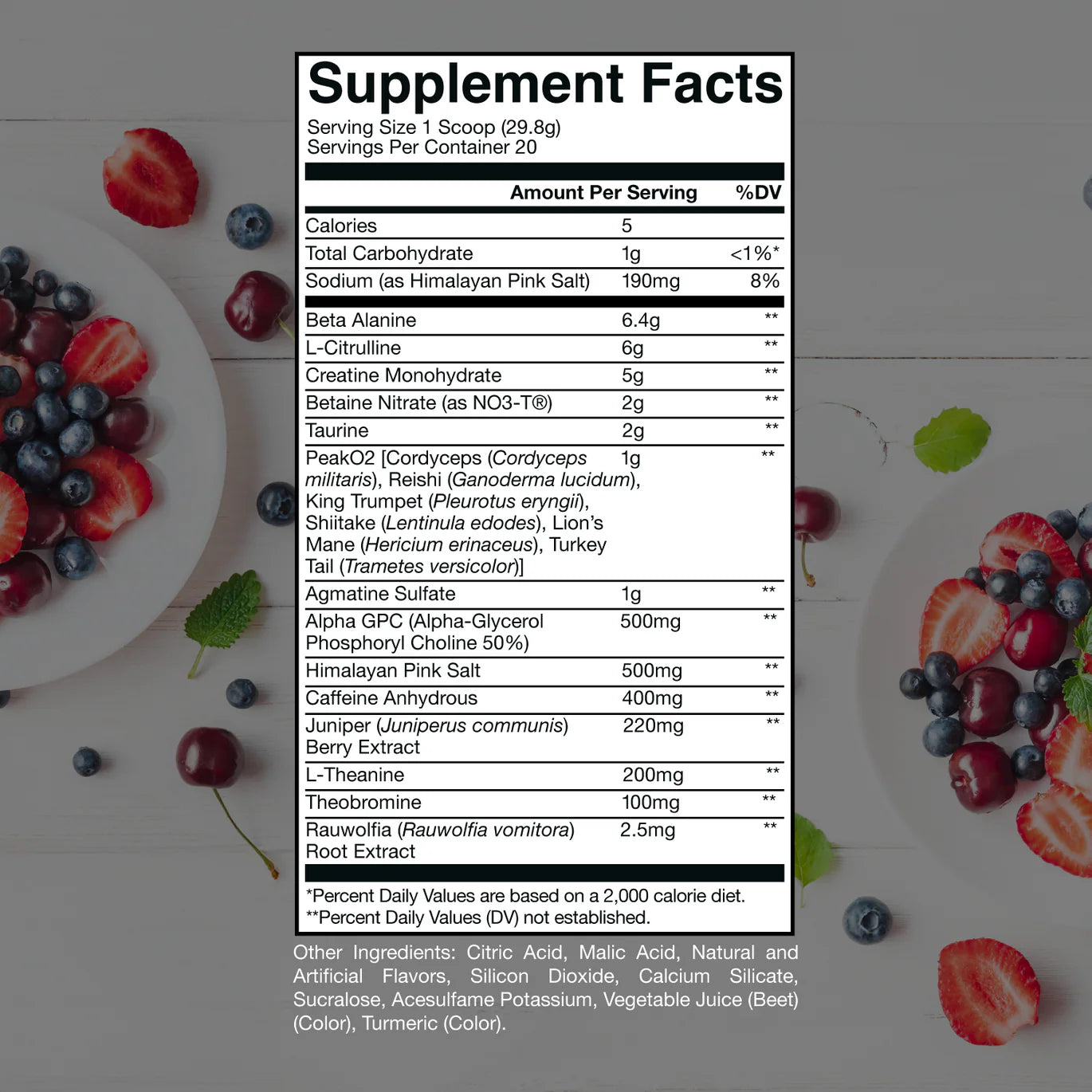 CBUM Thuper Thavage Pre-workout 622g
