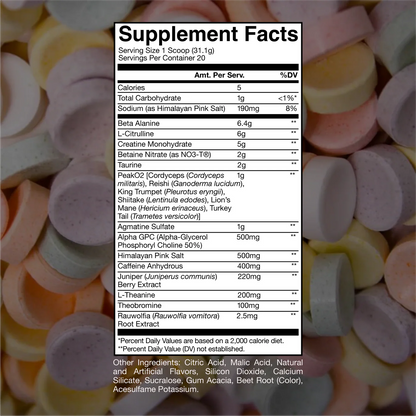 CBUM Thuper Thavage Pre-workout 622g