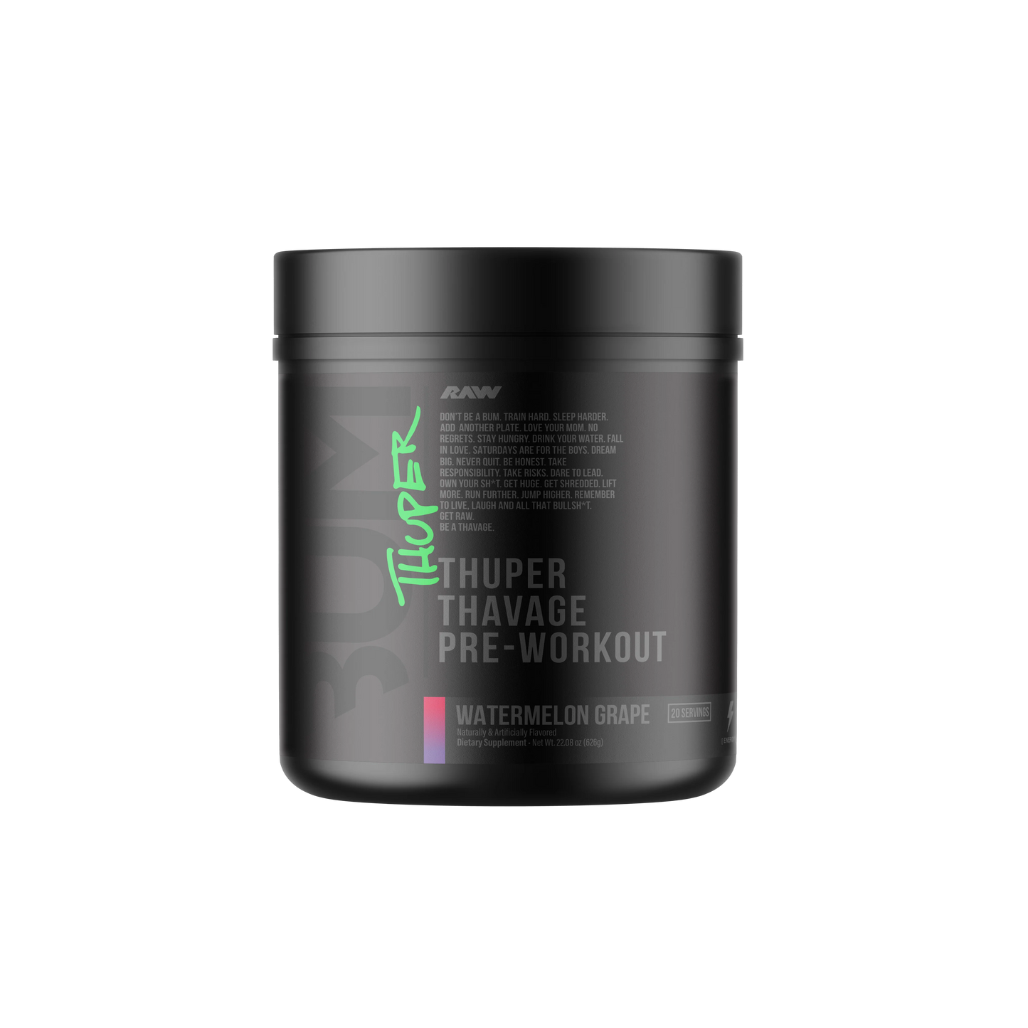 CBUM Thuper Thavage Pre-workout 622g